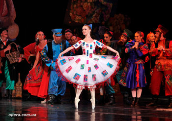 Балерина - Оксана Сіра. Фото - В. Давиденка.
